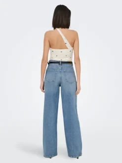 Outlet JDYCARINA Høj talje Wide leg fit Jeans Dame Jeans|Jeans