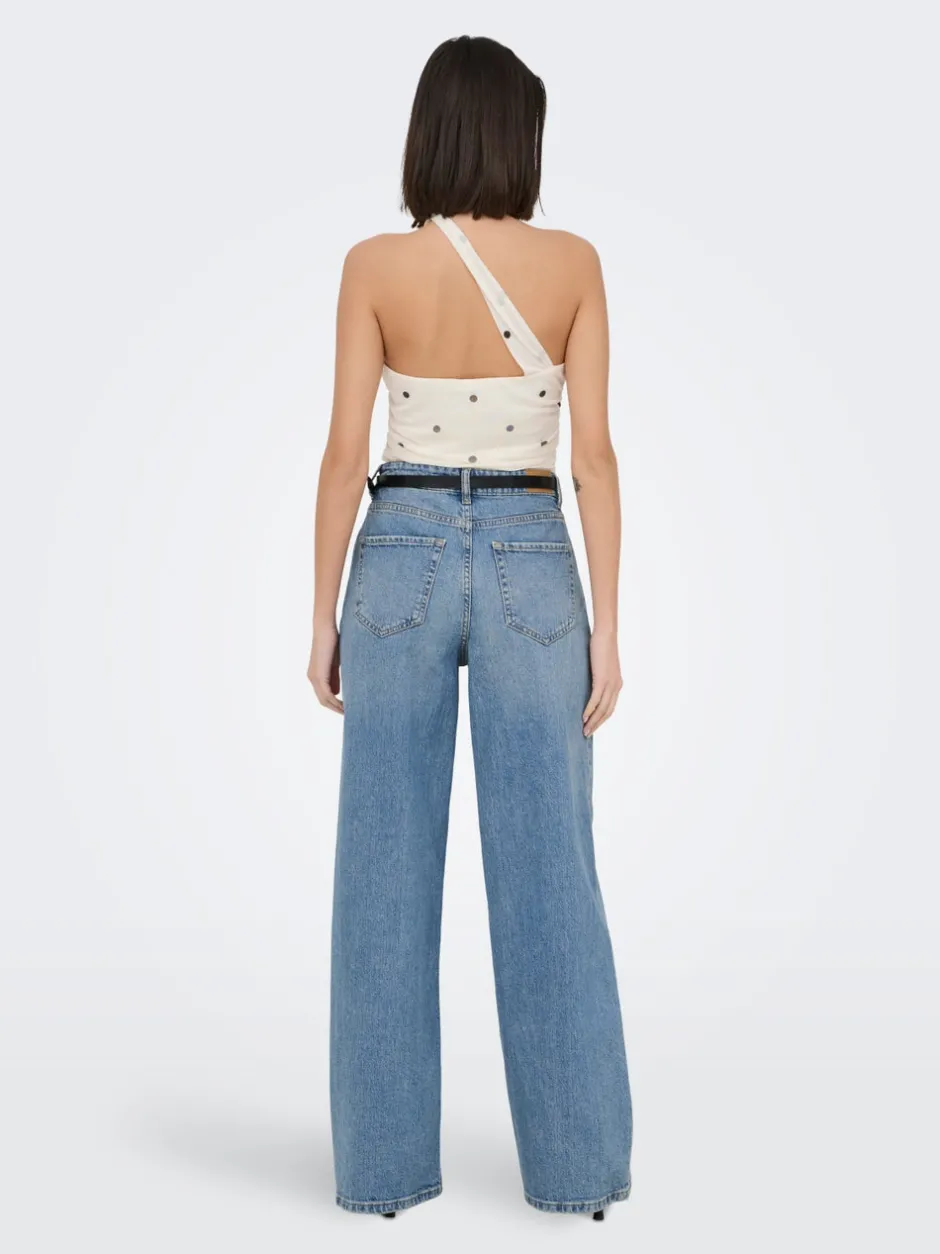 Outlet JDYCARINA Høj talje Wide leg fit Jeans Dame Jeans|Jeans