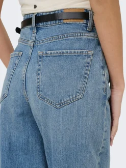 Outlet JDYCARINA Høj talje Wide leg fit Jeans Dame Jeans|Jeans