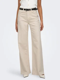 Discount JDYCARINA Høj talje Wide leg fit Jeans Dame Jeans|Jeans