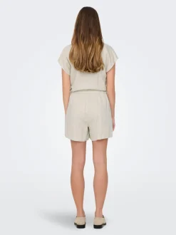 Outlet JDYCAYA Høj talje Regular fit Hør Shorts Dame Shorts