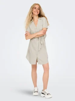 Hot JDYCAYA Hør Kort kjole Dame Kjoler