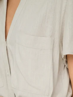 Hot JDYCAYA Hør Kort kjole Dame Kjoler