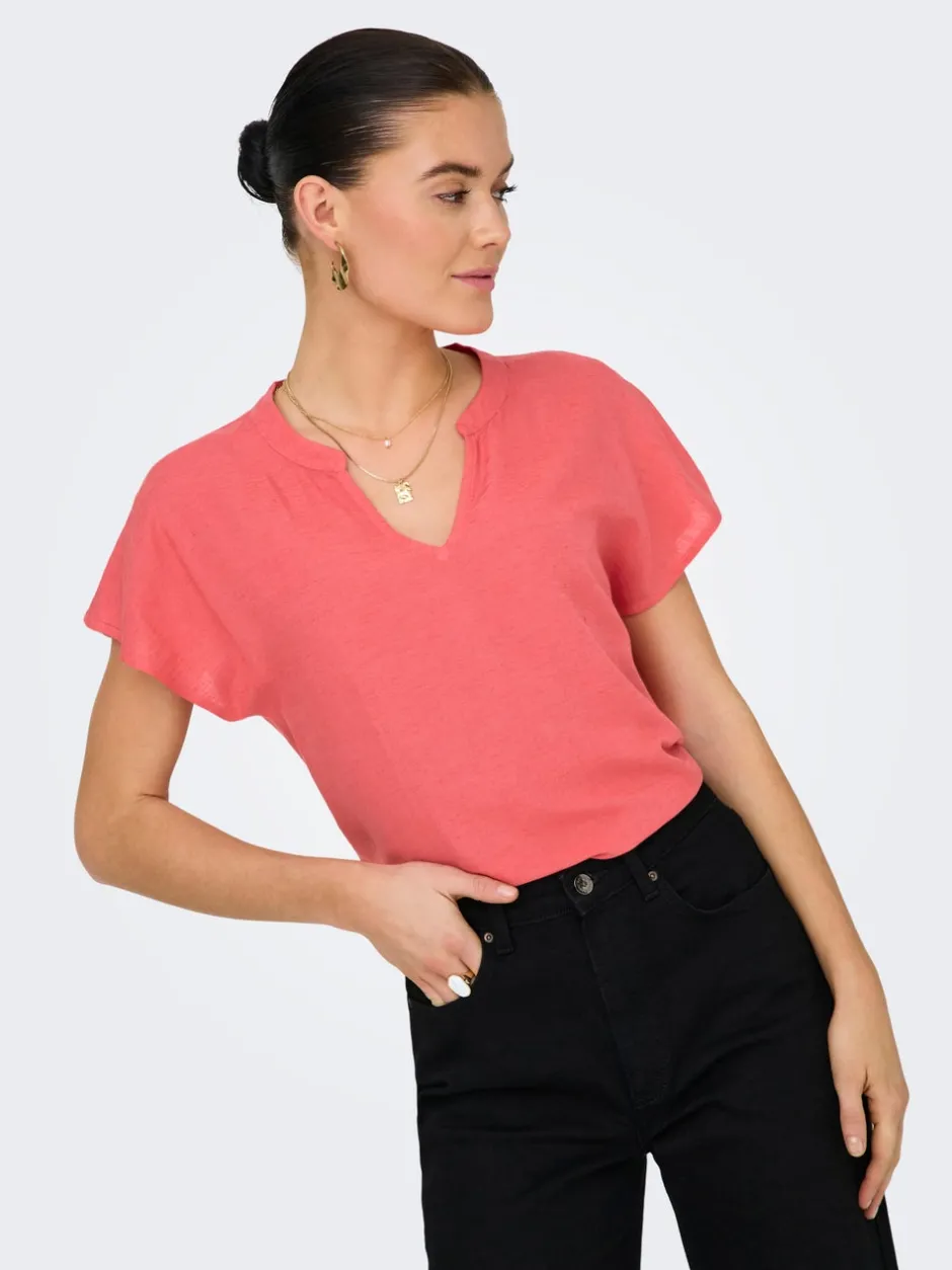 Online JDYCAYA Hør Top Dame Toppe