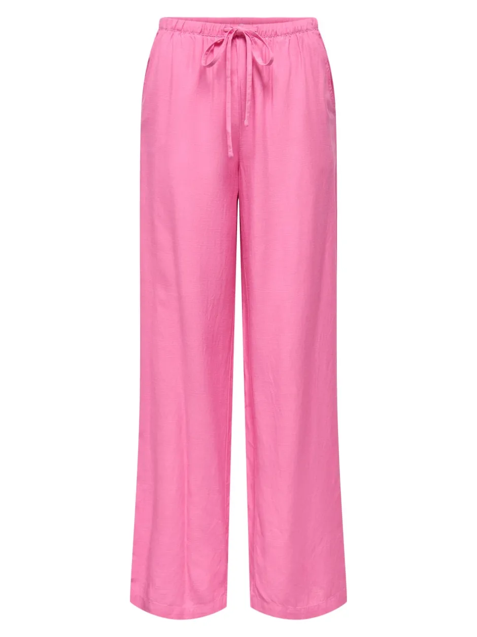 JDYCAYA Wide leg fit Hør Bukser Dame Bukser