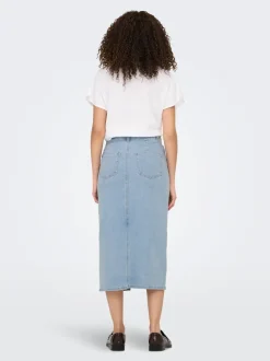 Outlet JDYDAKOTA Denim Denim-nederdel Midinederdel Dame Nederdele|Denimnederdele