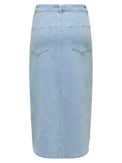 Outlet JDYDAKOTA Denim Denim-nederdel Midinederdel Dame Nederdele|Denimnederdele