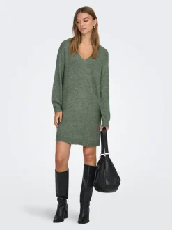 Clearance JDYELANORA Lang kjole Dame Strik & Cardigans|Kjoler