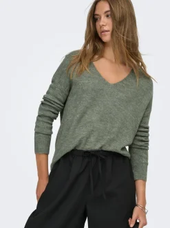 Clearance JDYELANORA Striktrøje Dame Strik & Cardigans