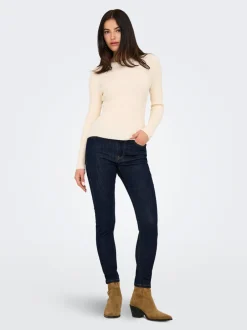 Best JDYFINA Mellemhøj talje Skinny fit Ankellængde Jeans Dame Jeans|Jeans