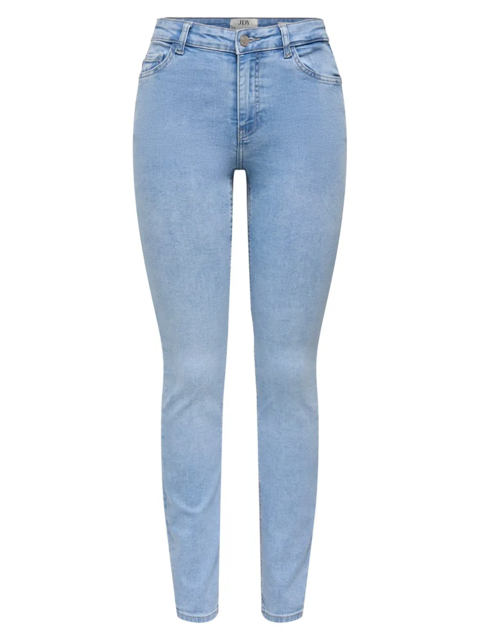 Clearance JDYFINA Mellemhøj talje Skinny fit Jeans Dame Jeans|Jeans