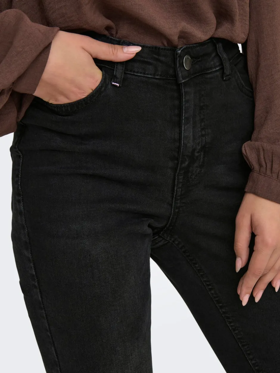 Clearance JDYFINA Mellemhøj talje Skinny fit Ankellængde Jeans Dame Jeans|Jeans