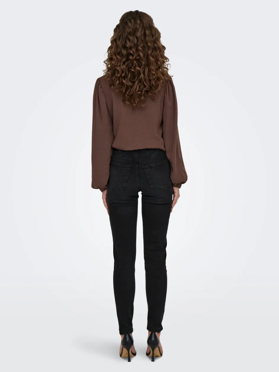 Clearance JDYFINA Mellemhøj talje Skinny fit Ankellængde Jeans Dame Jeans|Jeans