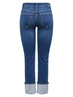 Hot JDYFINA Mellemhøj talje Straight fit Jeans Dame Jeans|Jeans
