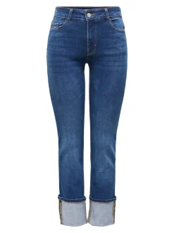 Hot JDYFINA Mellemhøj talje Straight fit Jeans Dame Jeans|Jeans