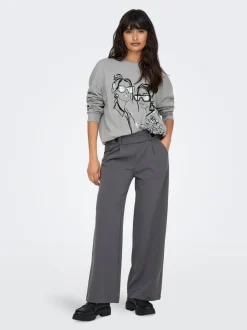 Online JDYGEGGO Wide leg fit Bukser i wide fit Dame Bukser