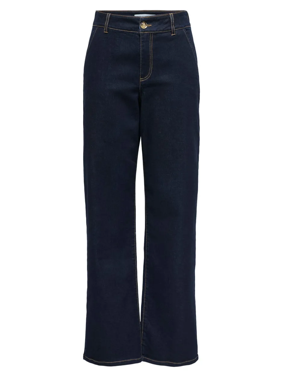 Sale JDYGEGS Høj talje Wide leg fit Jeans Dame Jeans|Jeans