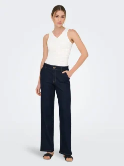 Sale JDYGEGS Høj talje Wide leg fit Jeans Dame Jeans|Jeans