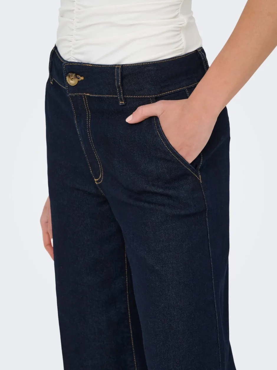 Sale JDYGEGS Høj talje Wide leg fit Jeans Dame Jeans|Jeans