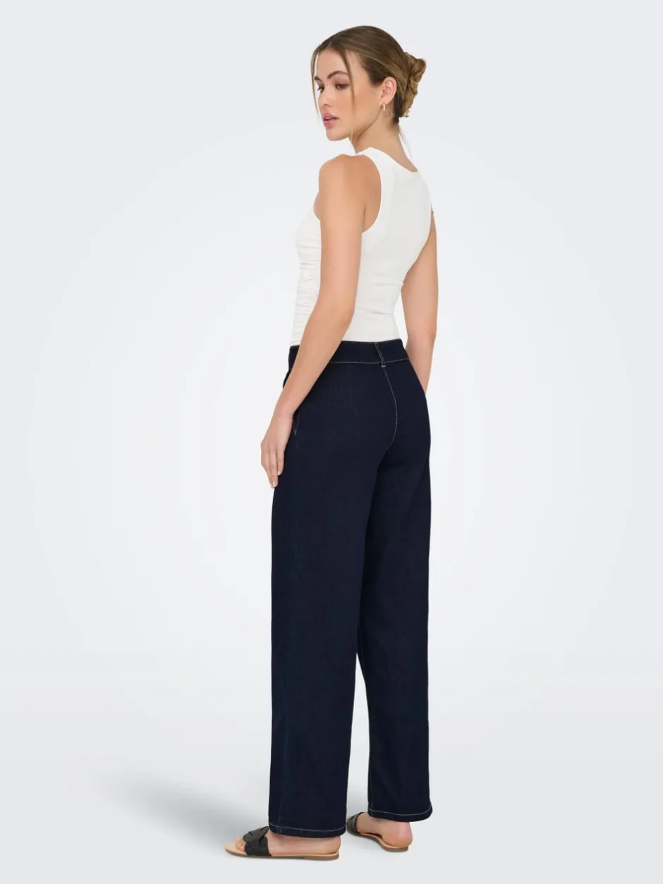 Sale JDYGEGS Høj talje Wide leg fit Jeans Dame Jeans|Jeans