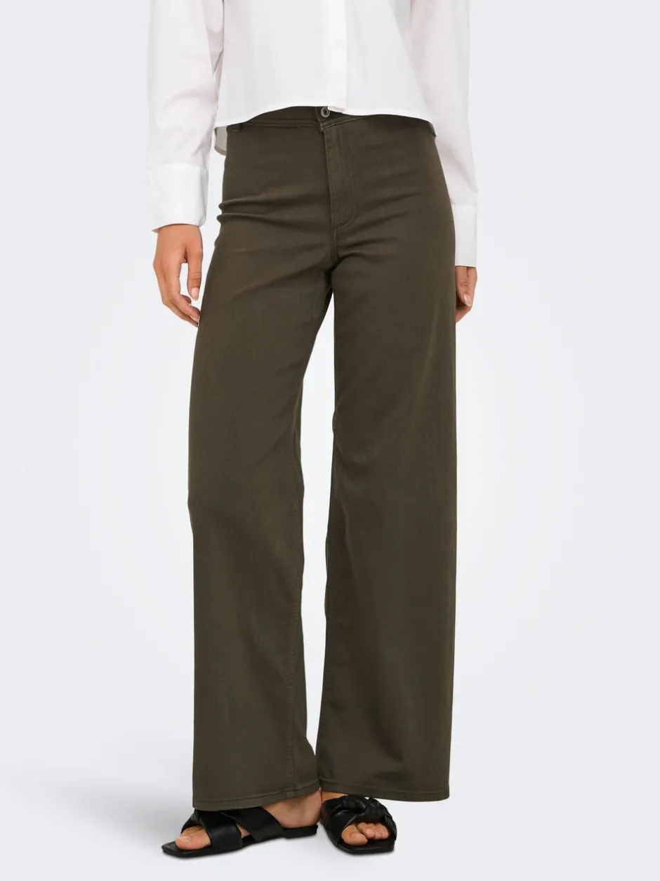 Hot JDYIRIS Regular fit Bukser i wide fit Dame Bukser
