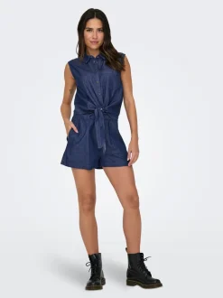 Best JDYKAI Høj talje Regular fit Denim-shorts Dame Shorts