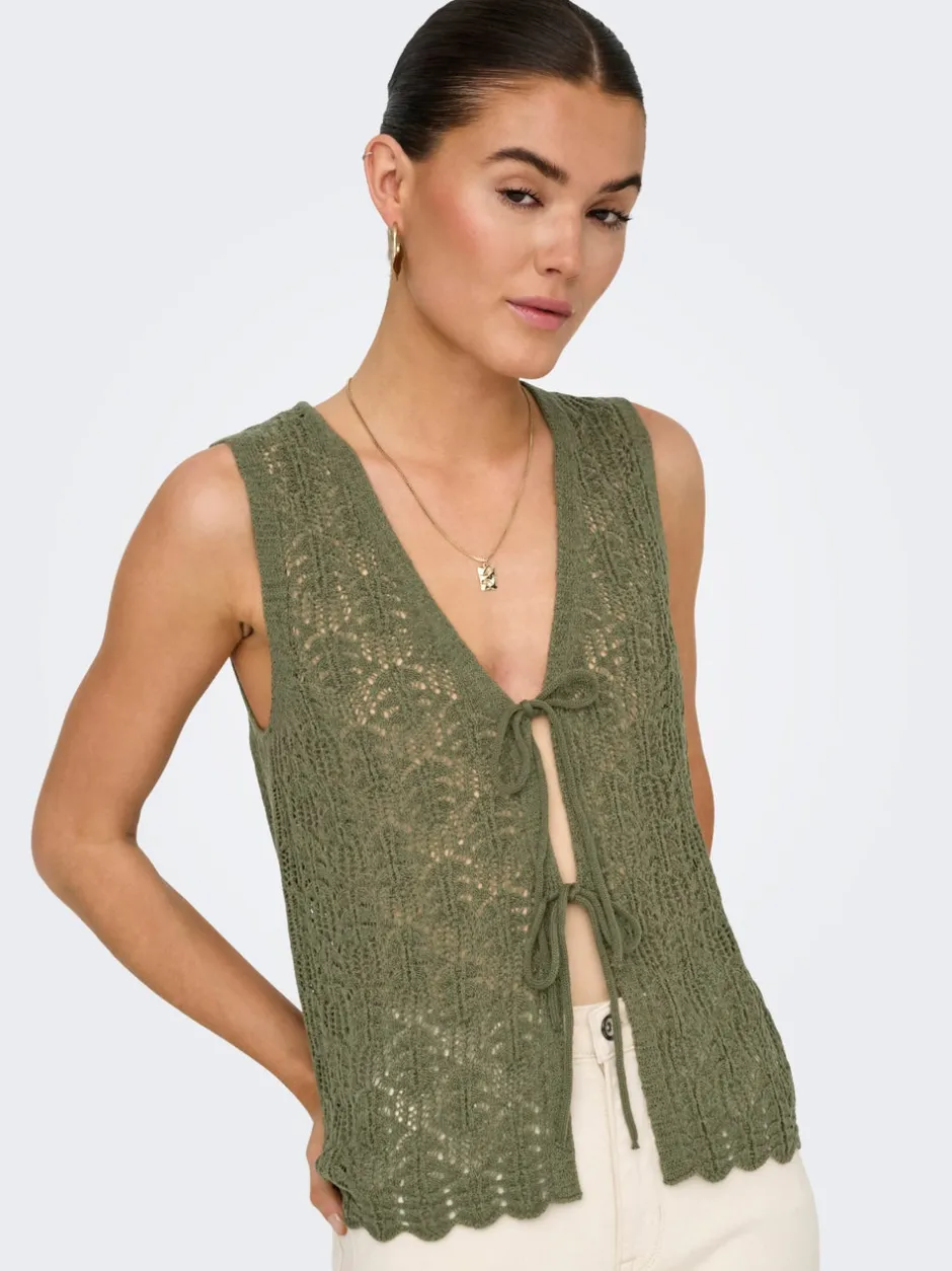 JDYKOFI Vest Dame Strik & Cardigans