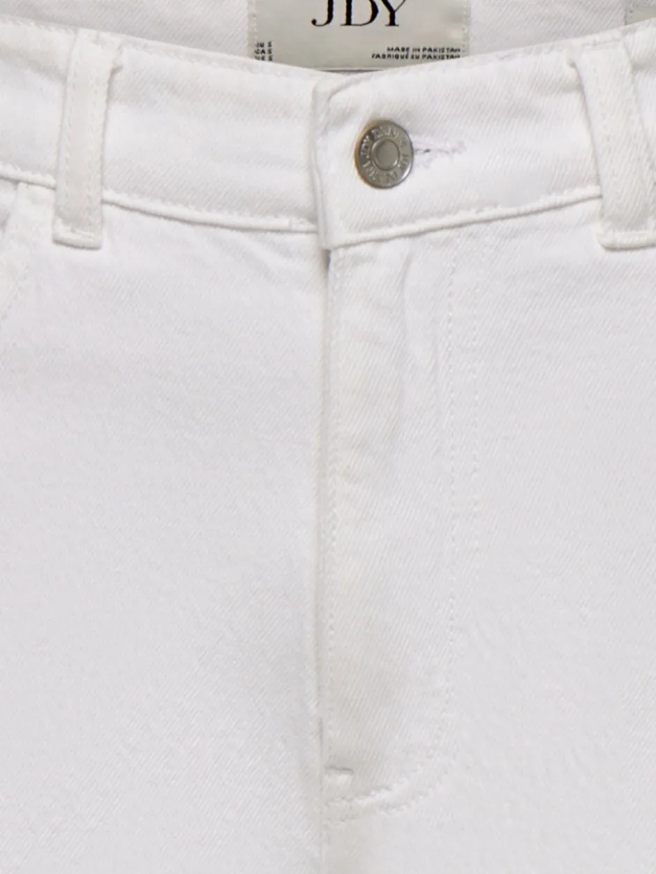 Clearance JDYLARISA Høj talje Baggy fit Shorts Dame Shorts|Double Denim