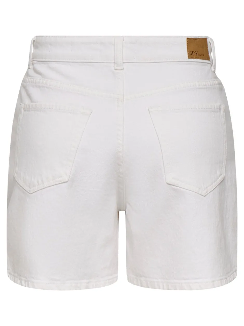 Clearance JDYLARISA Høj talje Baggy fit Shorts Dame Shorts|Double Denim