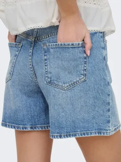 Best JDYLARISA Høj talje Baggy fit Shorts Dame Shorts|Double Denim