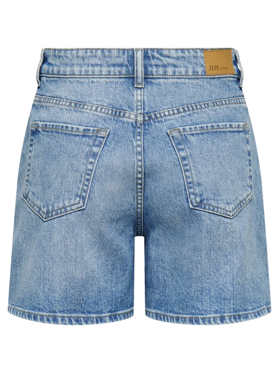 Best JDYLARISA Høj talje Baggy fit Shorts Dame Shorts|Double Denim
