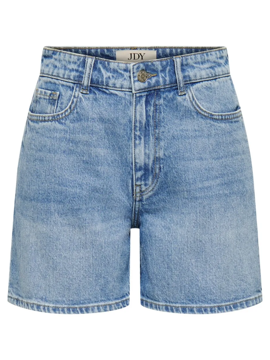 Best JDYLARISA Høj talje Baggy fit Shorts Dame Shorts|Double Denim