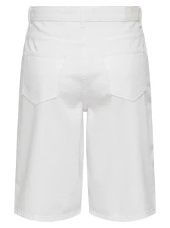 Best JDYLINA Mellemhøj talje Loose fit Bermuda-shorts Dame Shorts|Double Denim