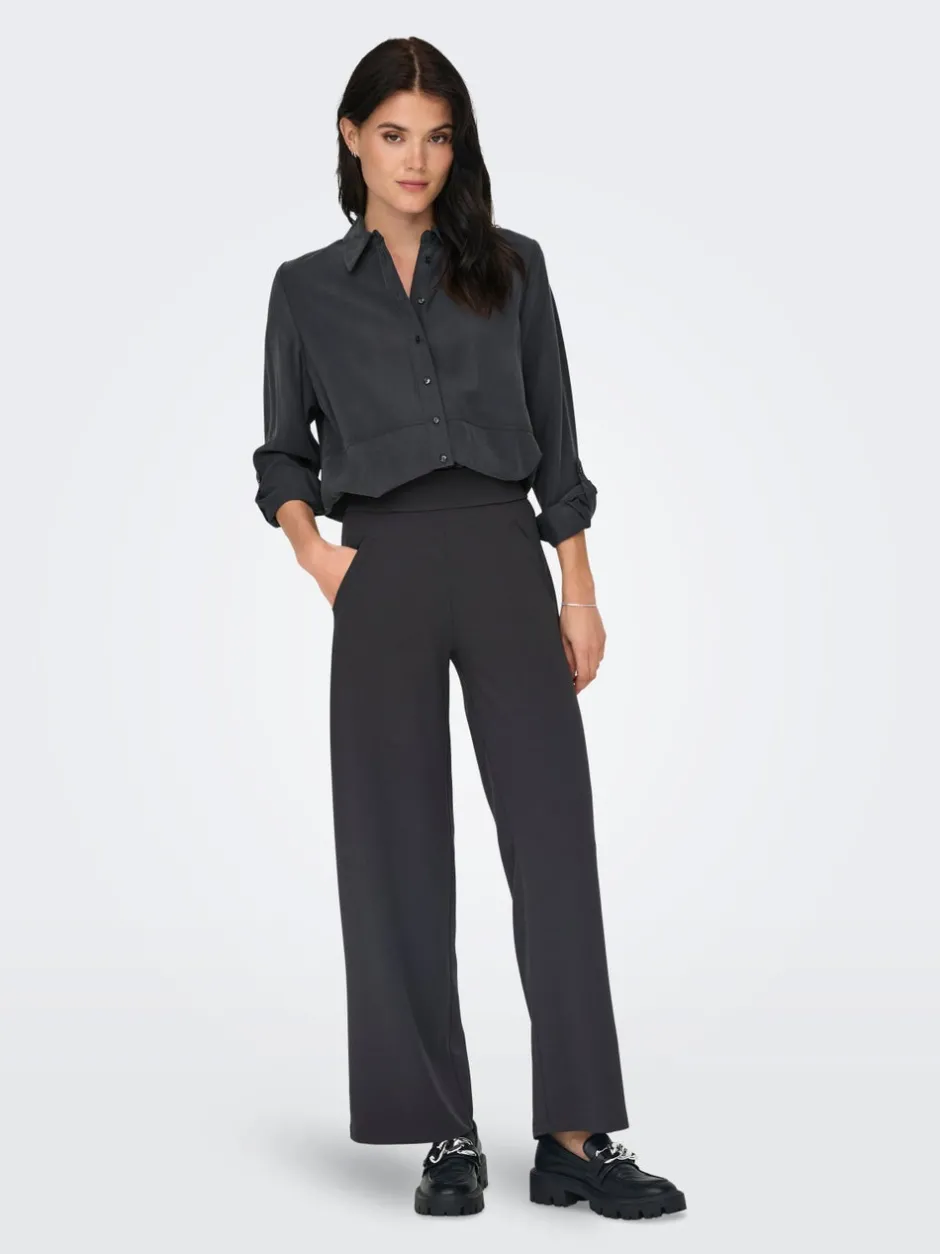 Hot JDYLOUISVILLE Wide leg fit Bukser i wide fit Dame Bukser