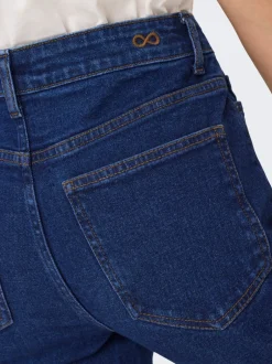 Hot JDYLULLU Høj talje Straight fit Ankellængde Jeans Dame Jeans|Jeans