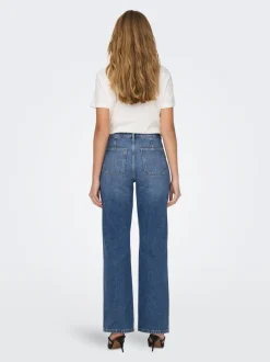 Clearance JDYMAYA Høj talje Wide leg fit Jeans Dame Jeans|Jeans