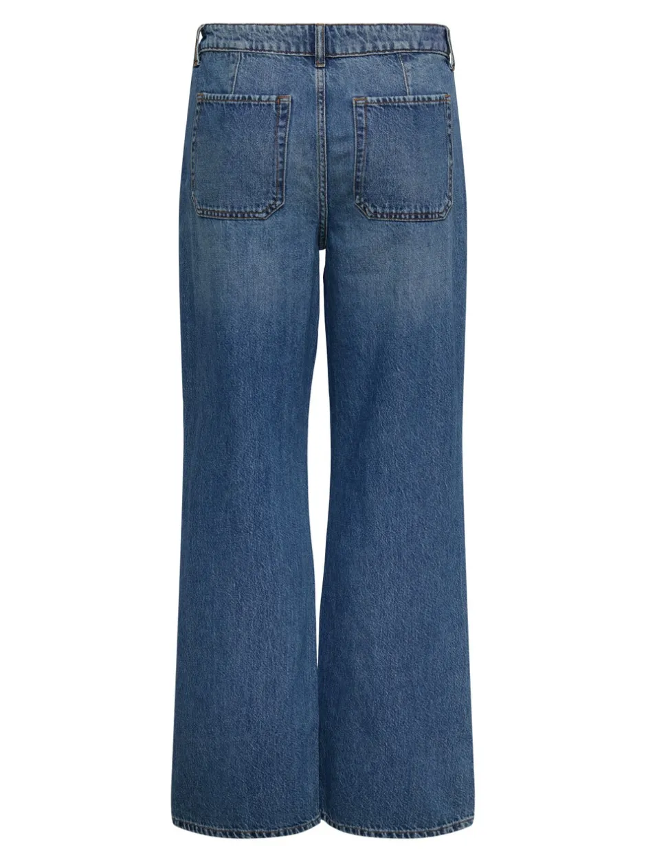 Clearance JDYMAYA Høj talje Wide leg fit Jeans Dame Jeans|Jeans