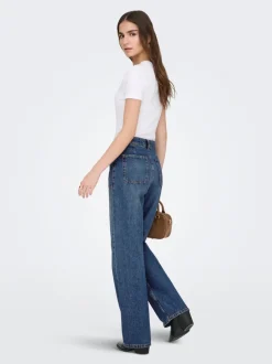 Clearance JDYMAYA Høj talje Wide leg fit Jeans Dame Jeans|Jeans