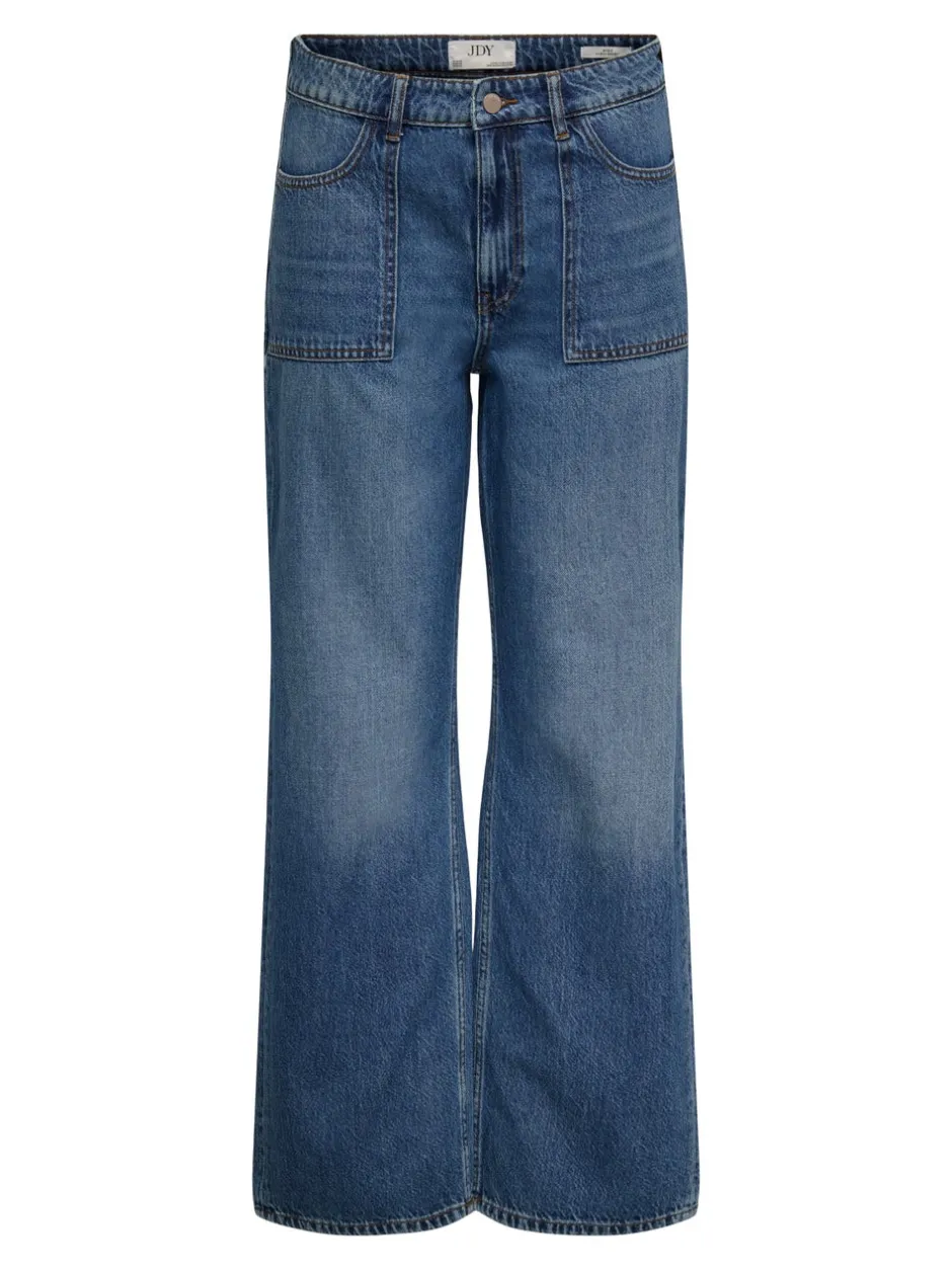 Clearance JDYMAYA Høj talje Wide leg fit Jeans Dame Jeans|Jeans