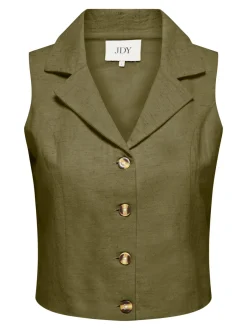 JDYMILAN Hør Tailored vest Dame Jakker Og Frakker