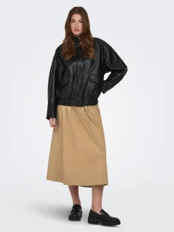 Clearance JDYMIO Nederdel Midinederdel Dame Nederdele