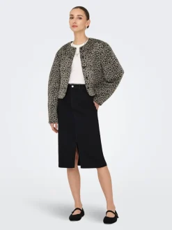Discount JDYMOON Denim Denim-nederdel Midinederdel Dame Nederdele|Denimnederdele