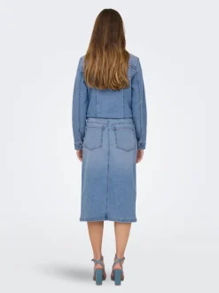 Online JDYMOON Denim Denim-nederdel Midinederdel Dame Nederdele|Denimnederdele