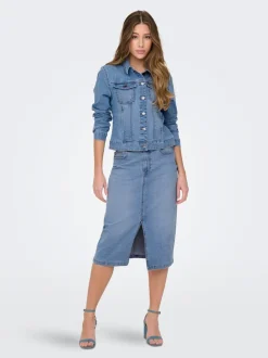 Online JDYMOON Denim Denim-nederdel Midinederdel Dame Nederdele|Denimnederdele
