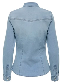 Sale JDYMOON Denim-skjorte Dame Skjorter