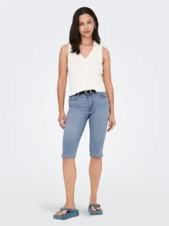 Online JDYMOON Mellemhøj talje Skinny fit Jeans Dame Shorts