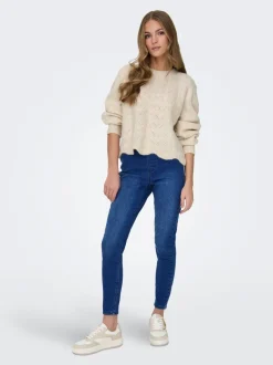 Discount JDYNALINA Høj talje Slim fit Jegging Dame Bukser