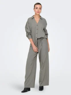 New JDYNINA Wide leg fit Bukser i wide fit Dame Bukser