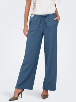 JDYNINA Wide leg fit Bukser i wide fit Dame Bukser