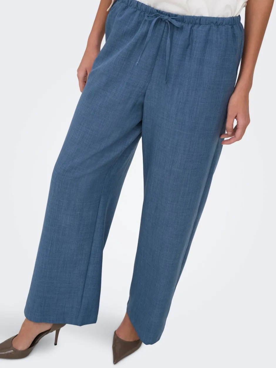 JDYNINA Wide leg fit Bukser i wide fit Dame Bukser